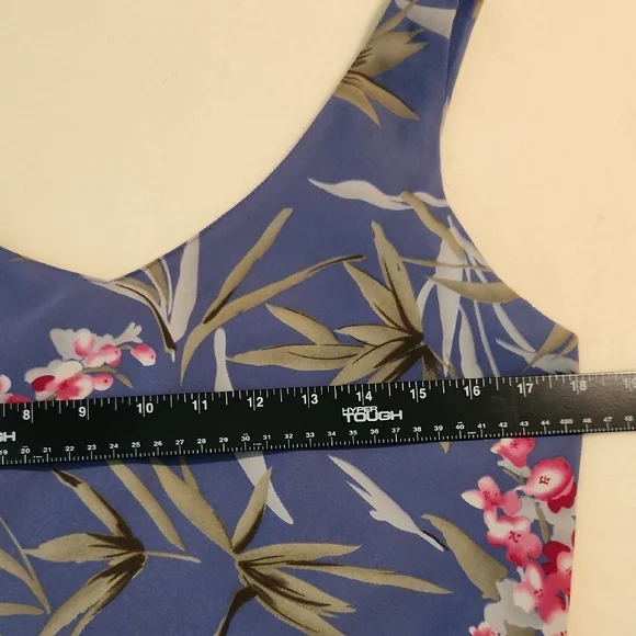 Ronni Nicole - Blue And Pink Floral Dress Women's Size 10 - Picture 3 of 8